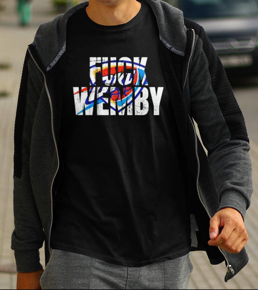 OKC Thunder Text Logo Overlay Wemby T-Shirt
