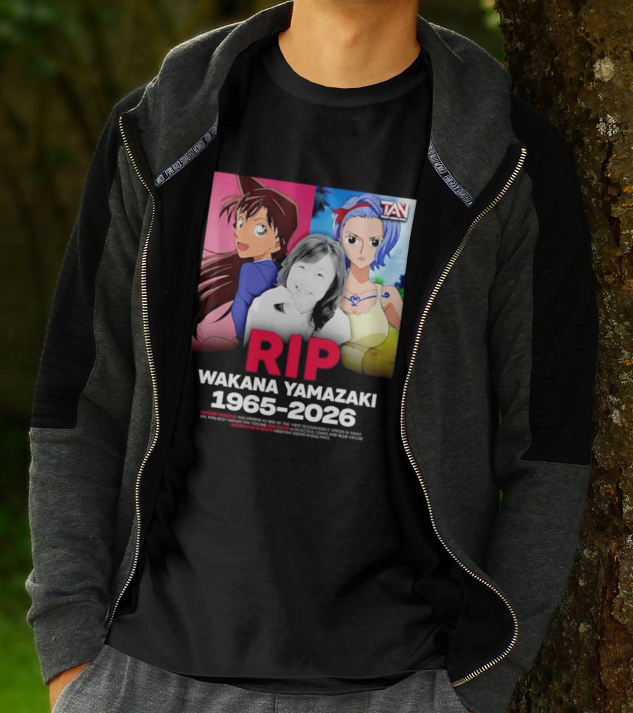 RIP Wakana Yamazaki 1966 2026 Voice Actor Legend Anime Characters T-Shirt