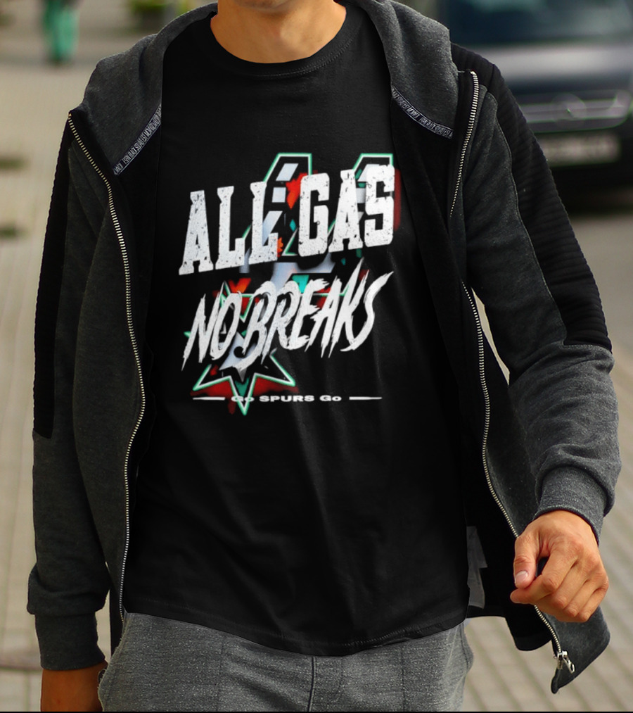 San Antonio Spurs All Gas No Breaks NBA 2023 T-Shirt