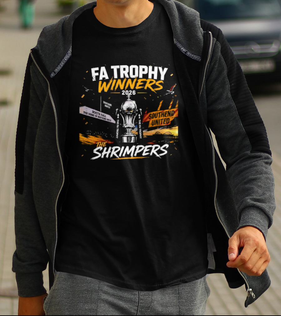 FA Trophy Winners 2026 The Shrimpers T-Shirt