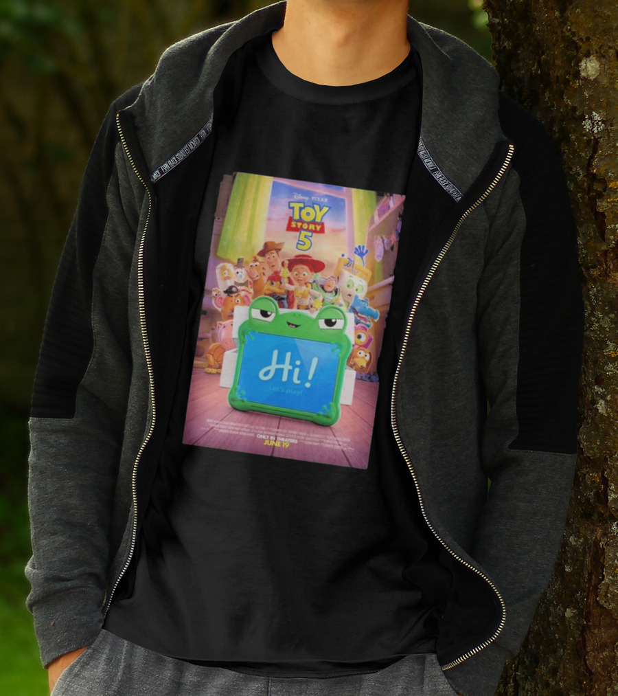 Disney Pixar Toy Story 5 Hi! Let's Play In Theaters June 19 Playtime Has A New Look T-Shirt
