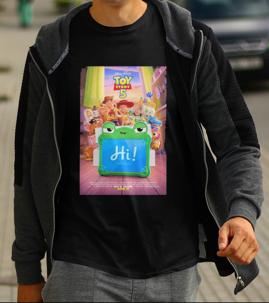 Disney Pixar Toy Story 5 Hi! Let's Play In Theaters June 19 Playtime Has A New Look T-Shirt