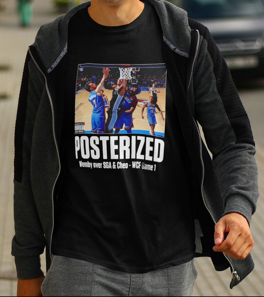 Ized Victor Wembanyama Chet Holmgren Shai Gilgeous Alexander NBA Game 1 2026 T-Shirt