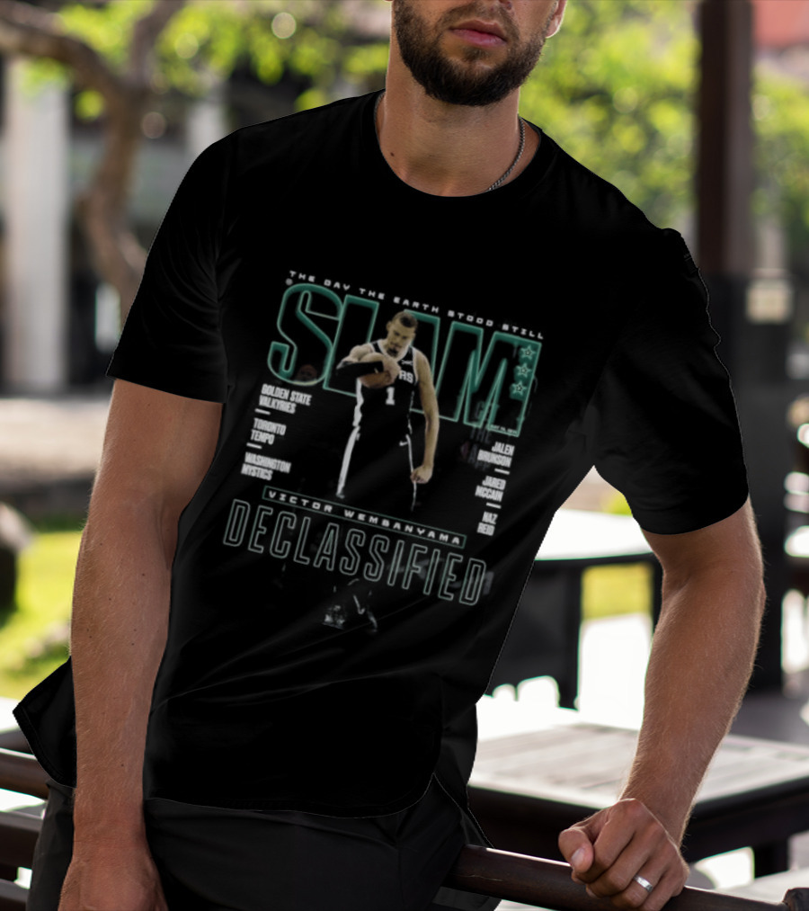 SLAM Victor Wembanyama Declassified The Day The Earth Stood Still T-Shirt