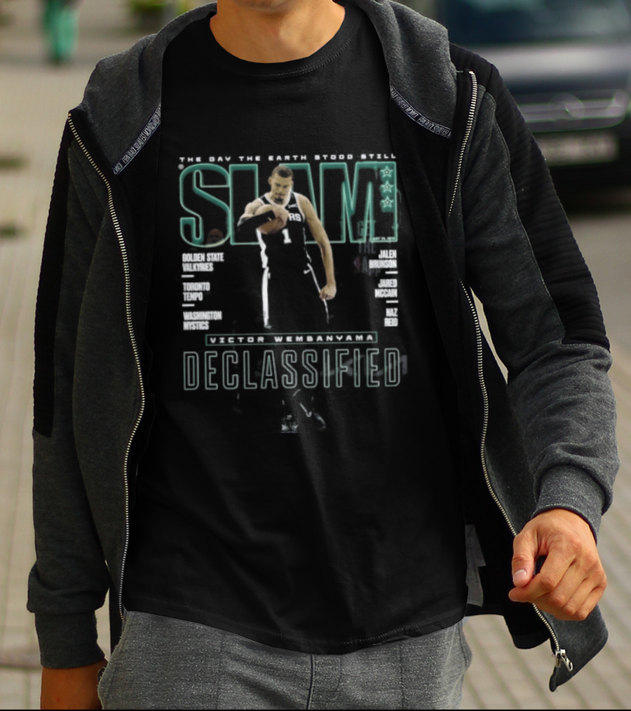 SLAM Victor Wembanyama Declassified The Day The Earth Stood Still T-Shirt