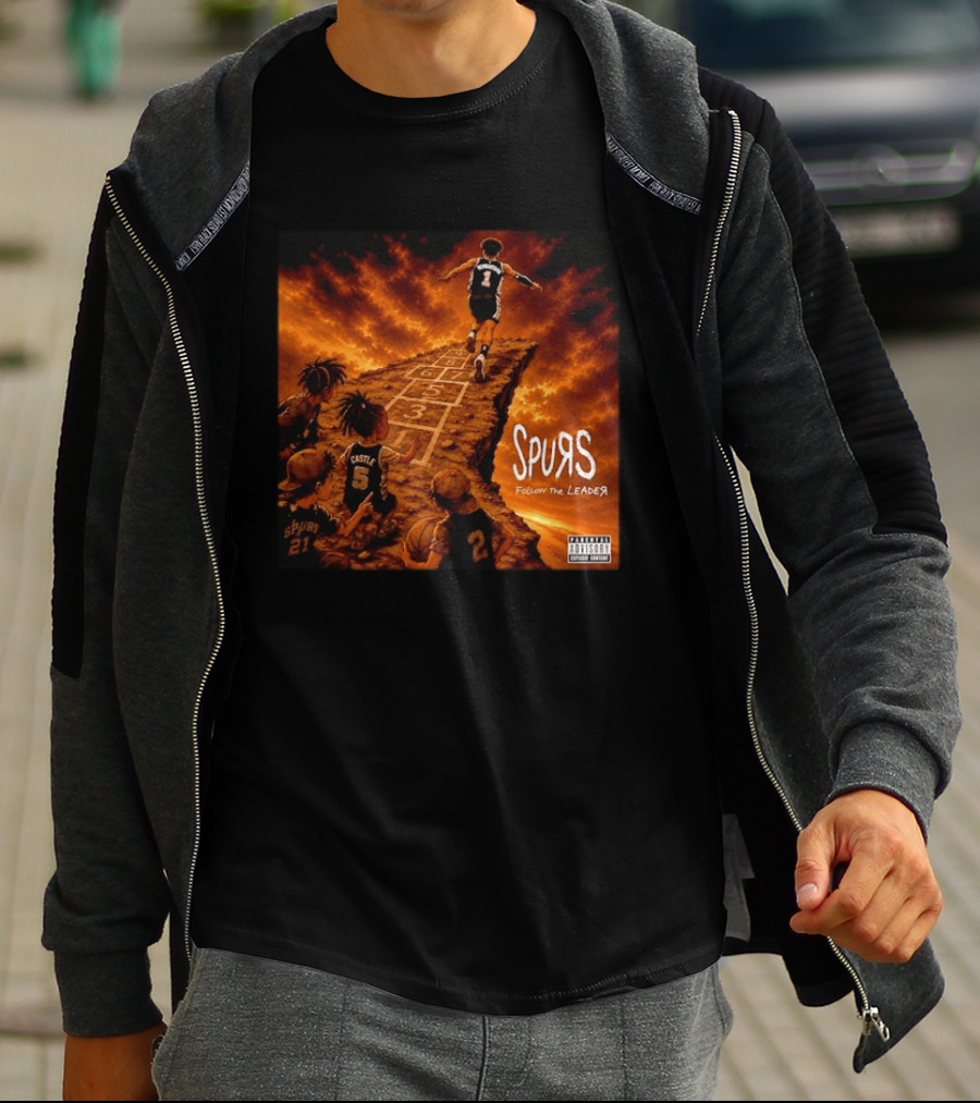 Victor Wembanyama Spurs Follow The Leader San Antonio NBA T-Shirt