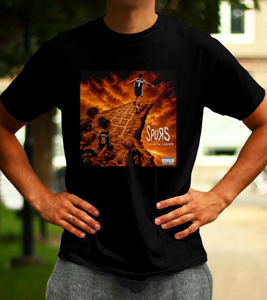 Victor Wembanyama Spurs Follow The Leader San Antonio NBA T-Shirt