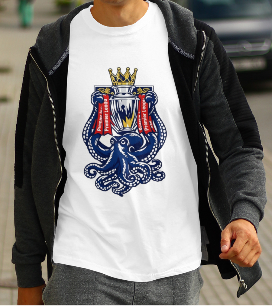 Octopus Holding Premier League Trophy Arsenal 2026 T-Shirt