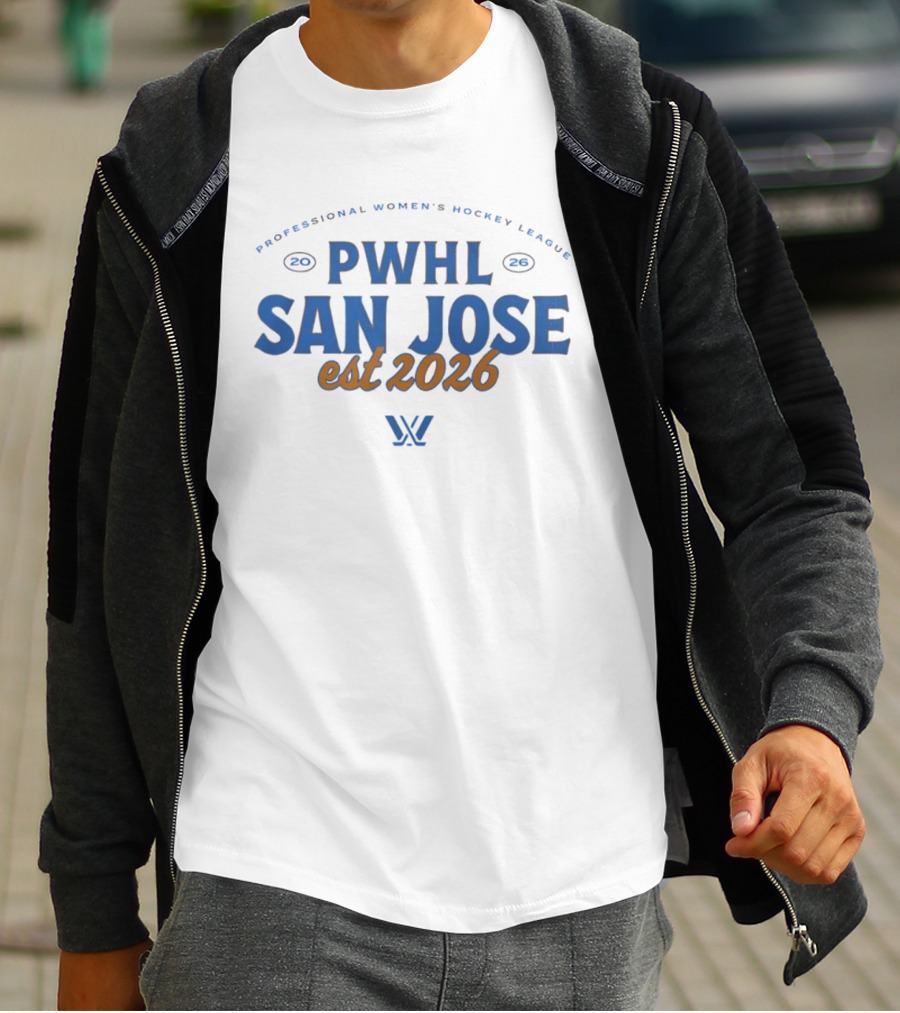 PWHL San Jose Professional Women's Hockey League Est 2026 T-Shirt