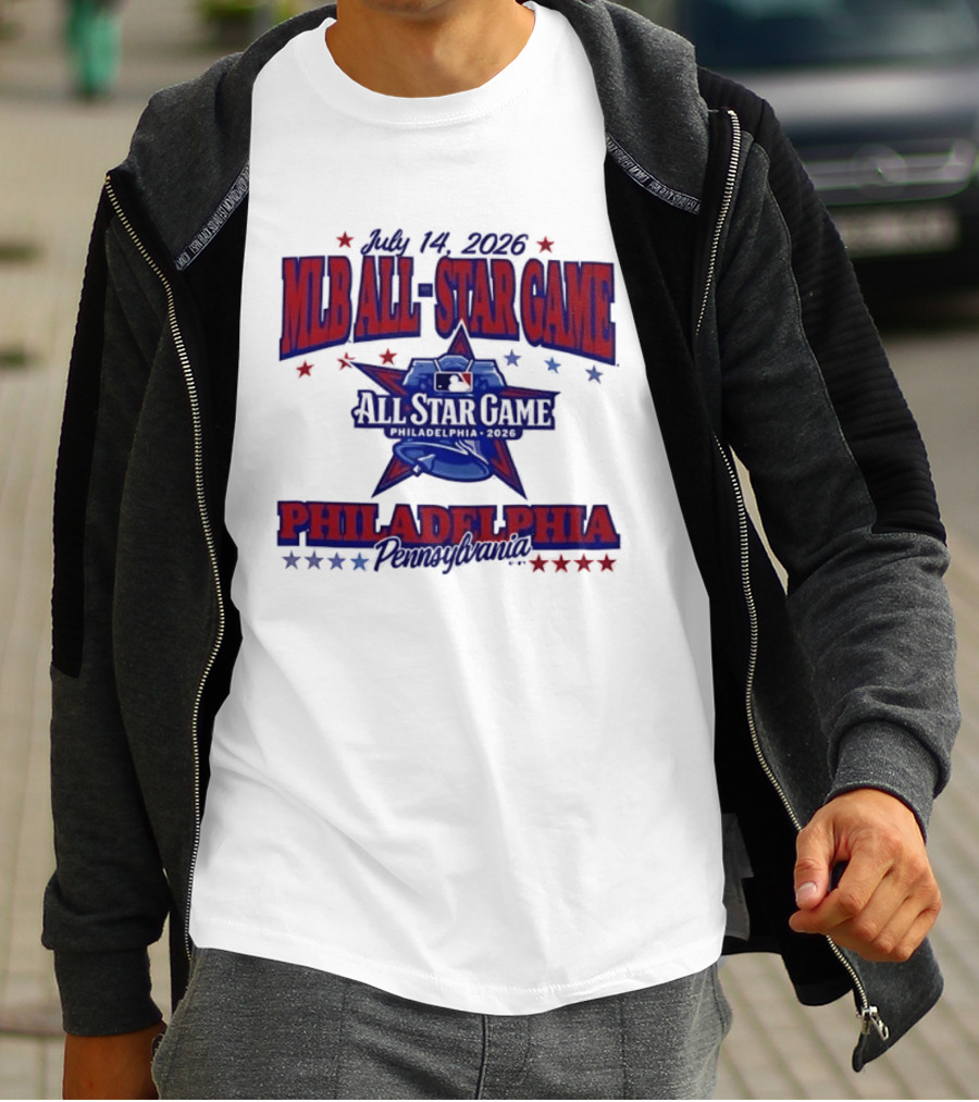 July 14 2026 MLB All Star Game Philadelphia Pennsylvania Liberty Bell Stars T-Shirt
