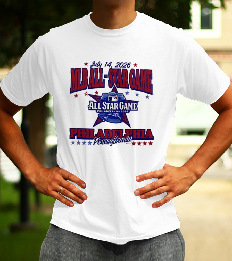 July 14 2026 MLB All Star Game Philadelphia Pennsylvania Liberty Bell Stars T-Shirt