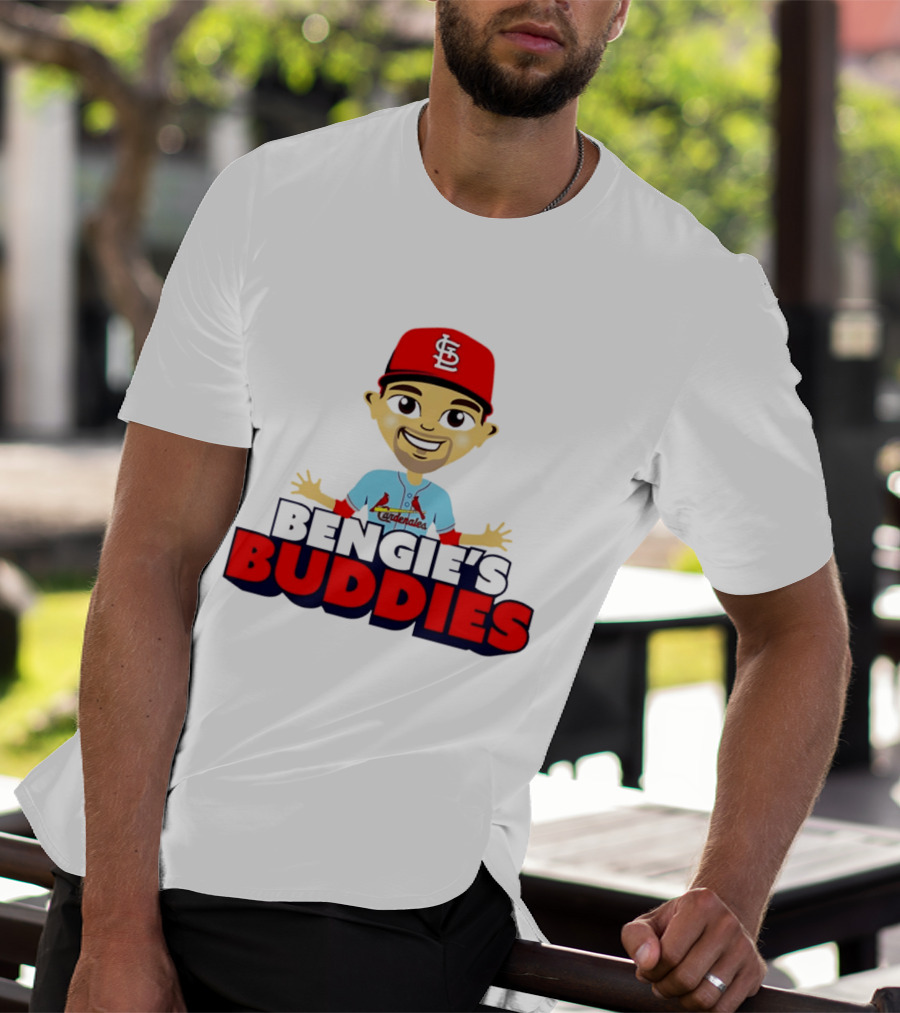 Bengie's Buddies St. Louis Cardinals Cardenales Caricature T-Shirt