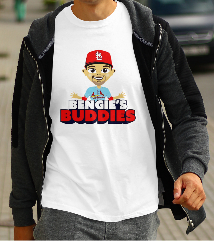 Bengie's Buddies St. Louis Cardinals Cardenales Caricature T-Shirt
