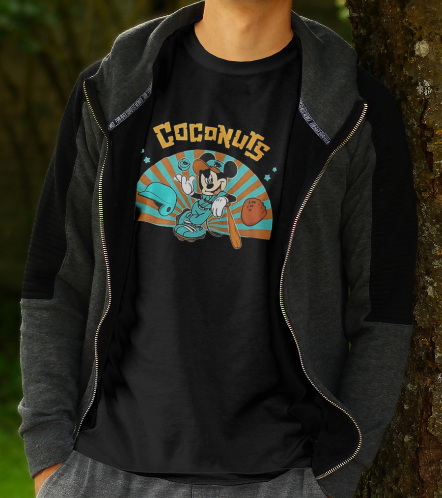 Coconuts Baseball Mickey Mouse Batting Gear 2026 T-Shirt