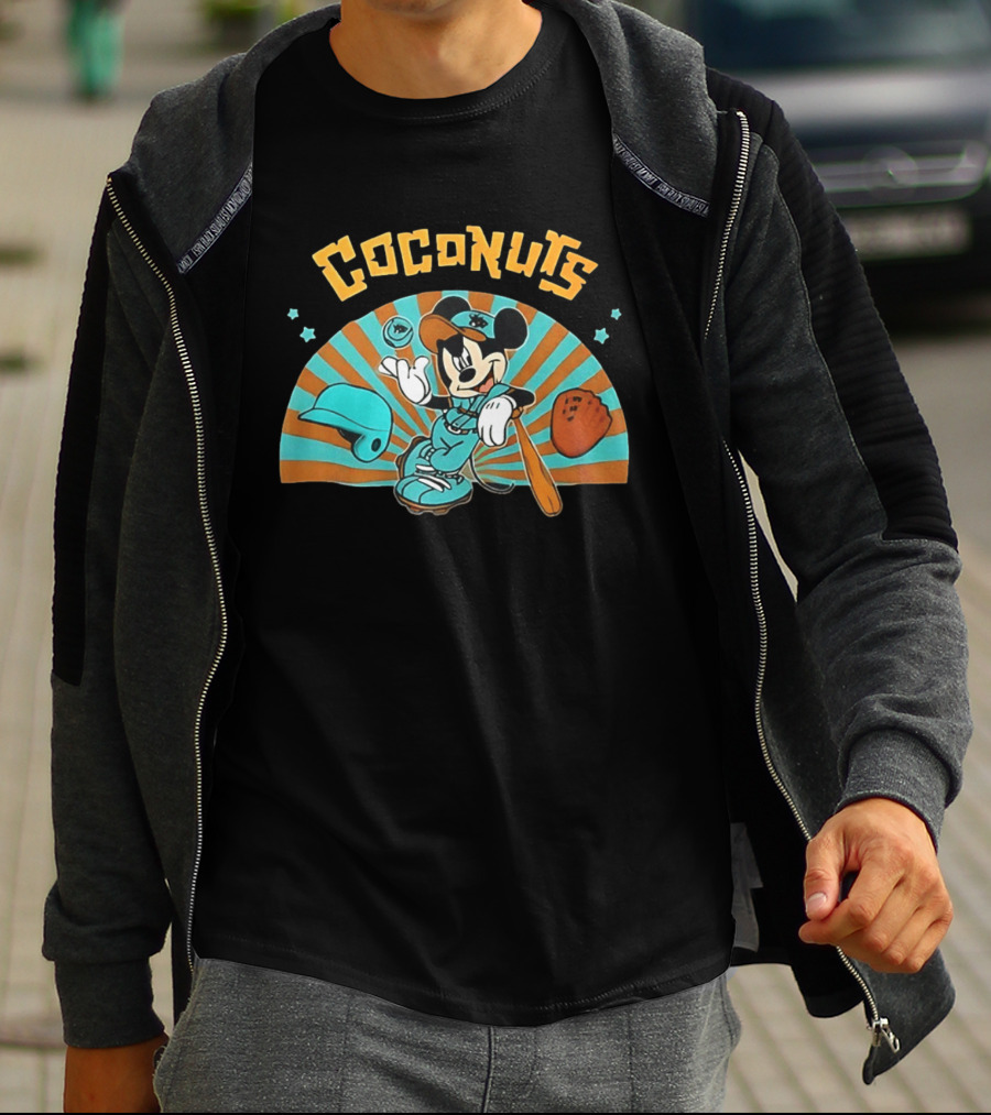 Coconuts Baseball Mickey Mouse Batting Gear 2026 T-Shirt