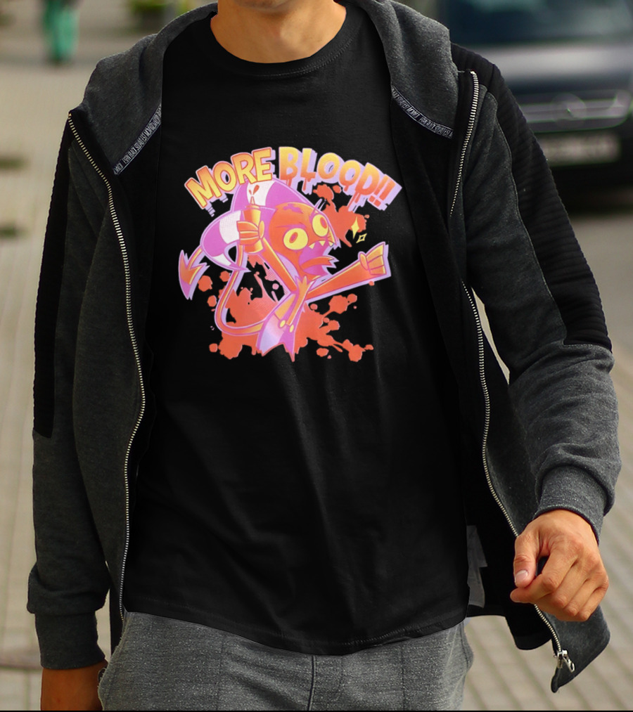 Helluva Boss More Blood Blitz Animated T-Shirt