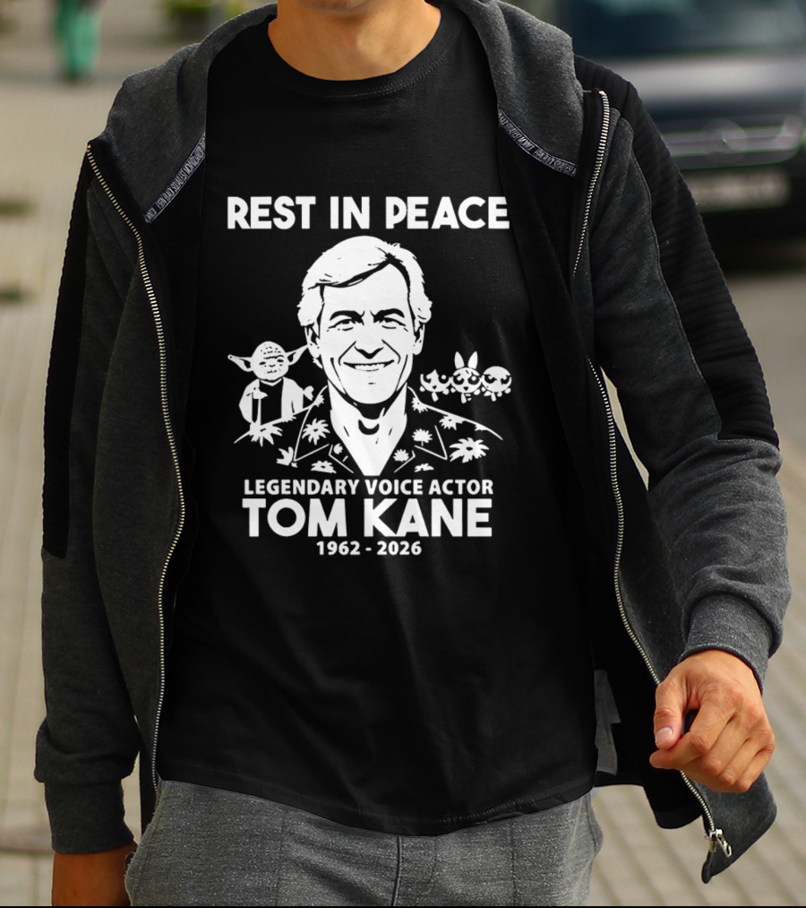 Rest In Peace Legendary Voice Actor Tom Kane 1962 2026 T-Shirt