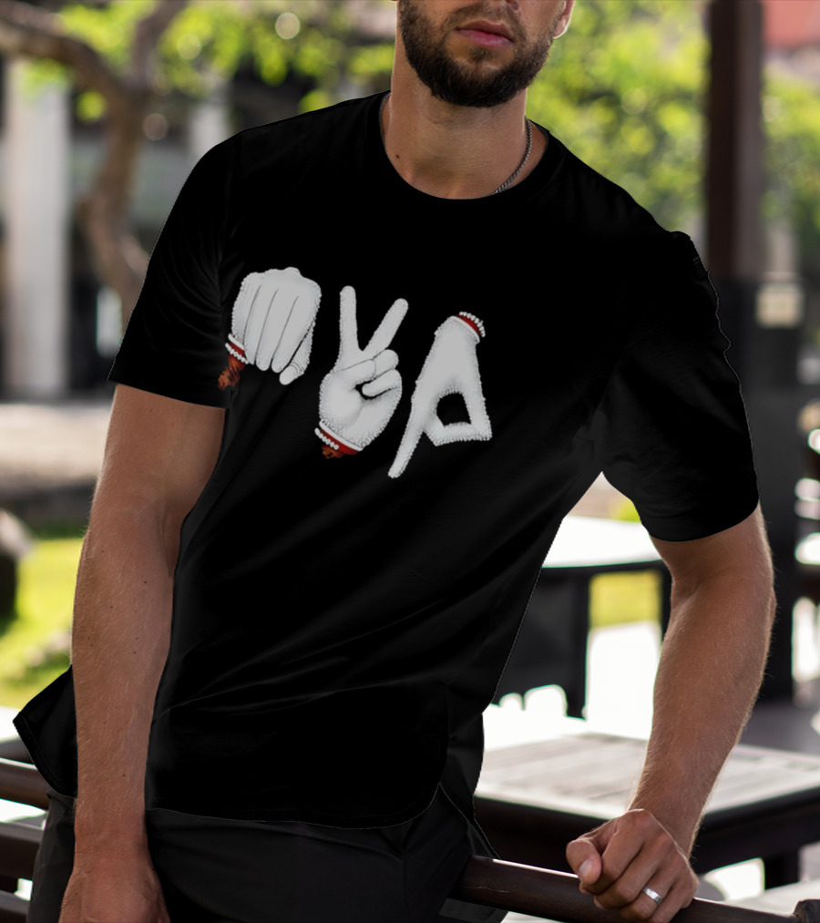 Shai Gilgeous Alexander SGA Basketball Hand Gesture T-Shirt