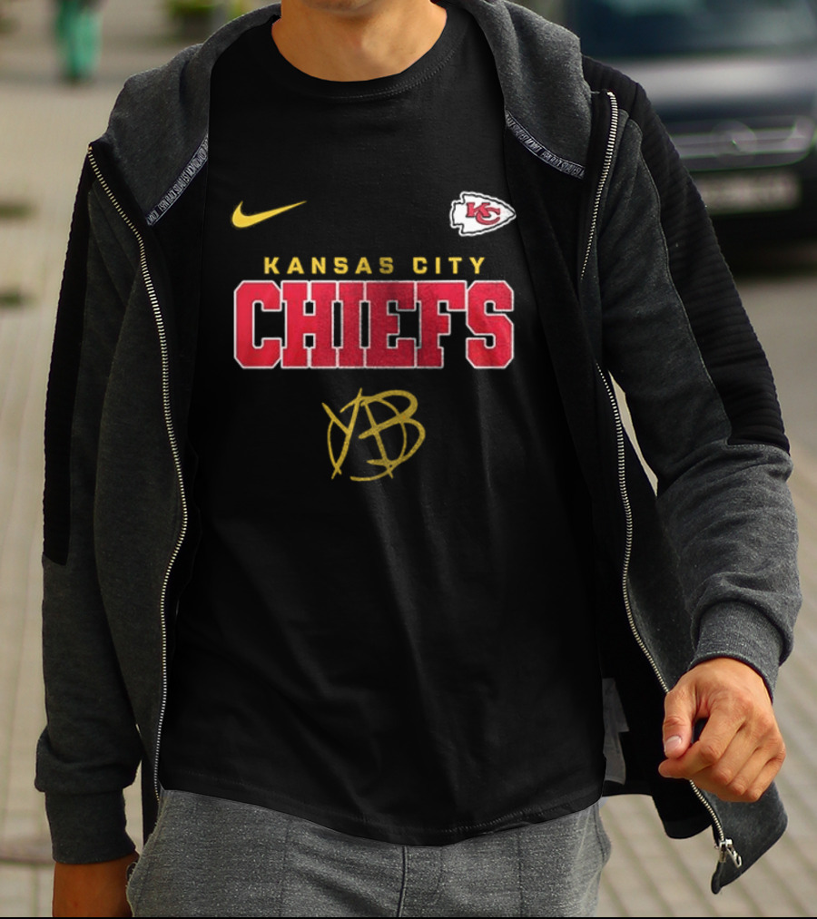 Kansas City Chiefs Yungblud Nike KC Football Collab T-Shirt
