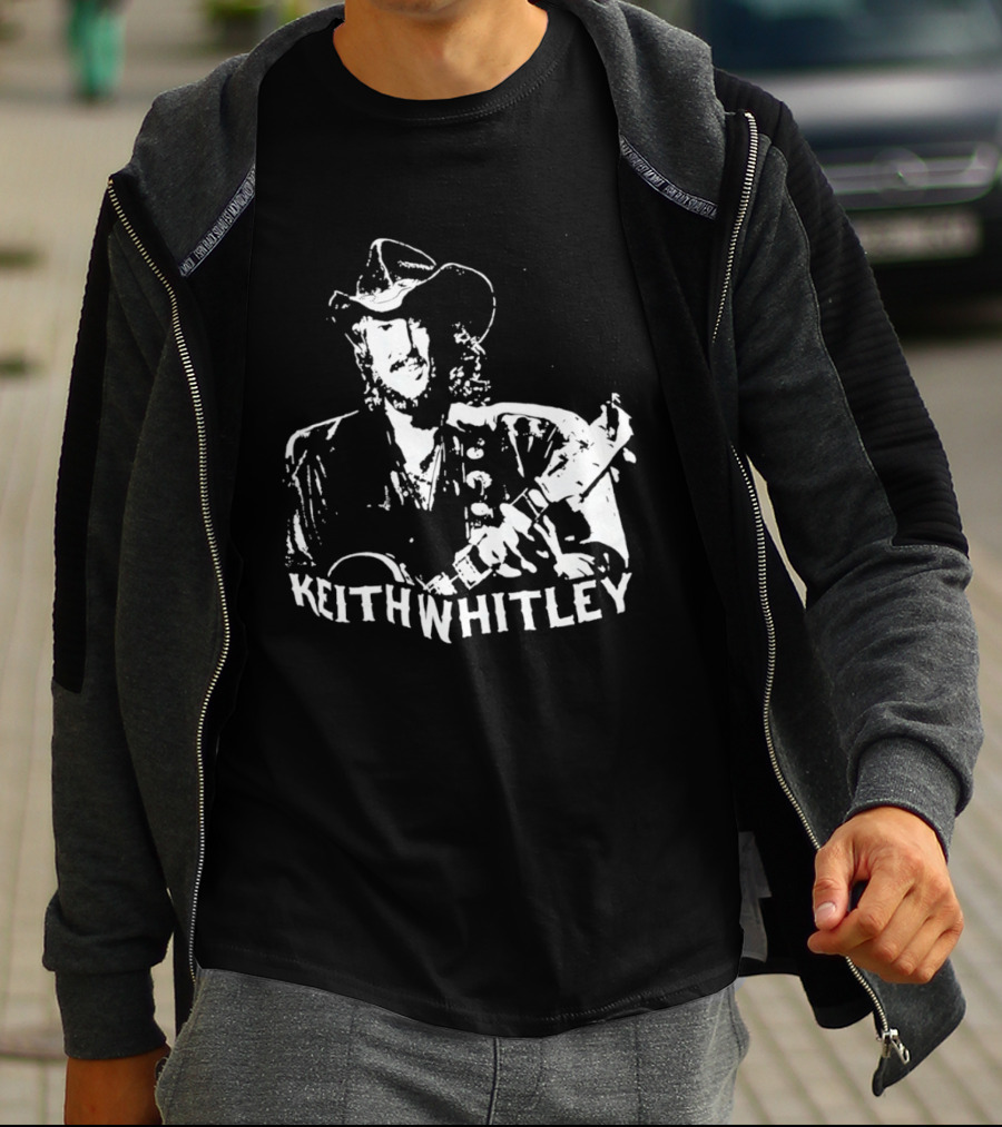 Keith Whitley Cowboy Hat Guitar T-Shirt