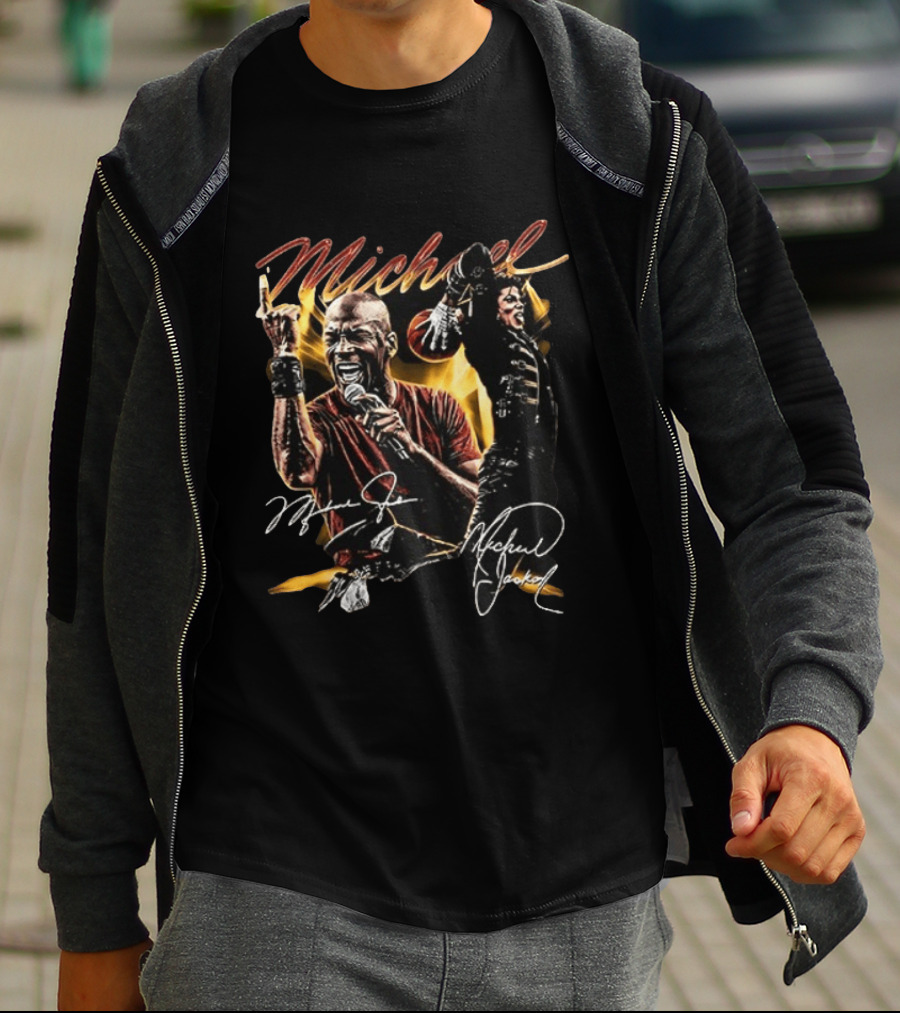 Michael Jordan Michael Jackson Black Excellence T-Shirt