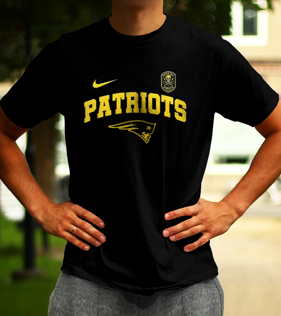 New England Patriots Nike Armed Forces Salute Veteran Honor T-Shirt