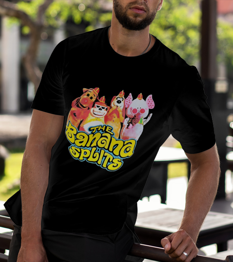 The Banana Splits Characters Hanna Barbera Retro Animation Series T-Shirt