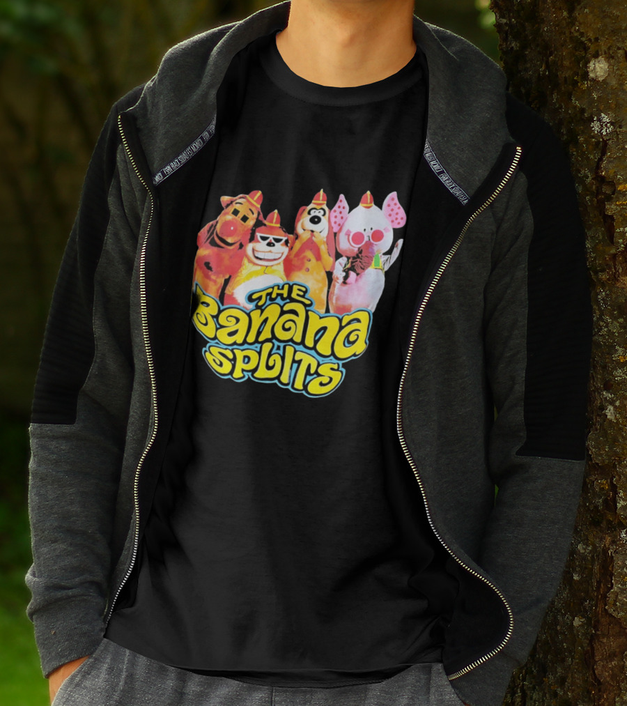 The Banana Splits Characters Hanna Barbera Retro Animation Series T-Shirt