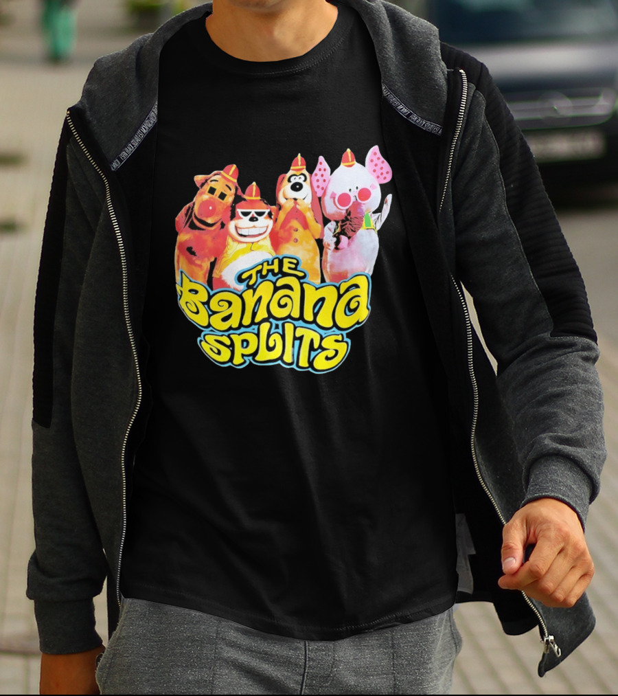 The Banana Splits Characters Hanna Barbera Retro Animation Series T-Shirt