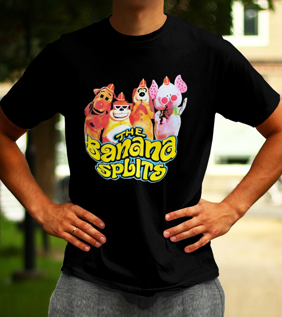 The Banana Splits Characters Hanna Barbera Retro Animation Series T-Shirt