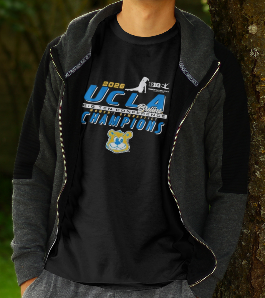 2023 UCLA Bruins Gymnastics Women's Big Ten Champions T-Shirt