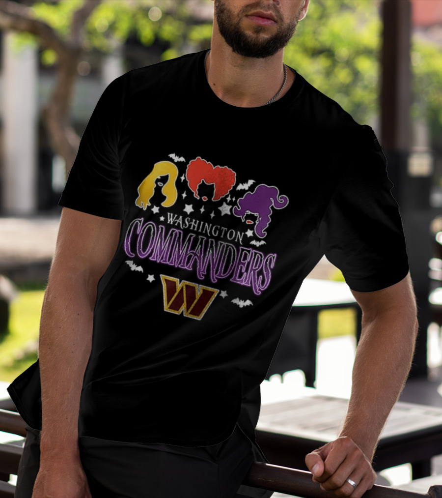 Washington Commanders You Can't Sit With Us Hocus Pocus Hair T-Shirt