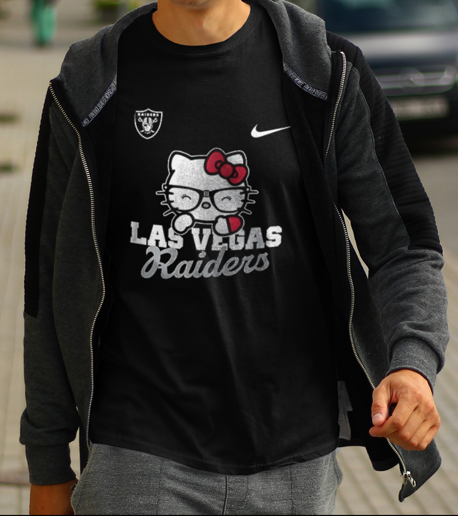 Las Vegas Raiders Hello Kitty Nike Collaboration T-Shirt