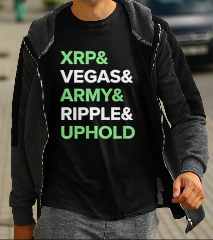 XRP Vegas Army Ripple Uphold 2026 T-Shirt