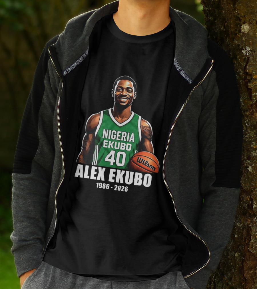 Alex Ekubo 1986 2026 Nollywood Nigeria Basketball Player T-Shirt