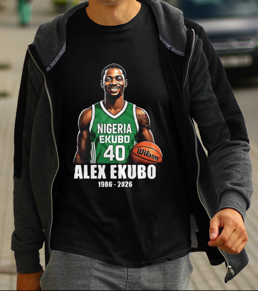Alex Ekubo 1986 2026 Nollywood Nigeria Basketball Player T-Shirt
