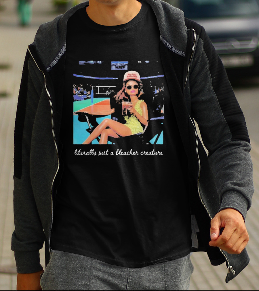 Barbie Maars Attack Volleyball Literally Just A Bleacher Creature T-Shirt