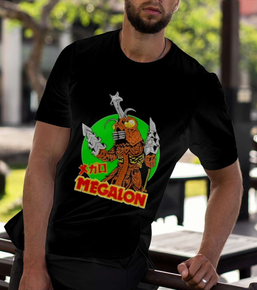 Cavitycolors Megalon Monster Kaiju Japanese Horror And Halloween T-Shirt