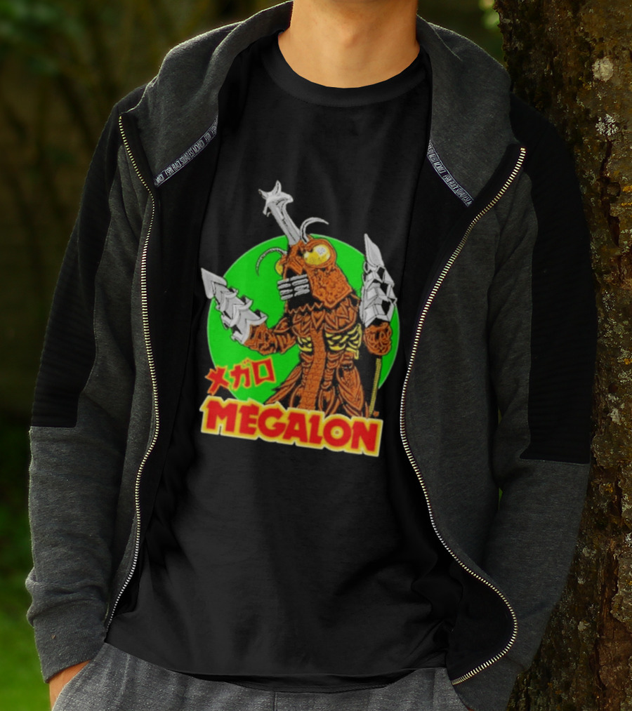 Cavitycolors Megalon Monster Kaiju Japanese Horror And Halloween T-Shirt