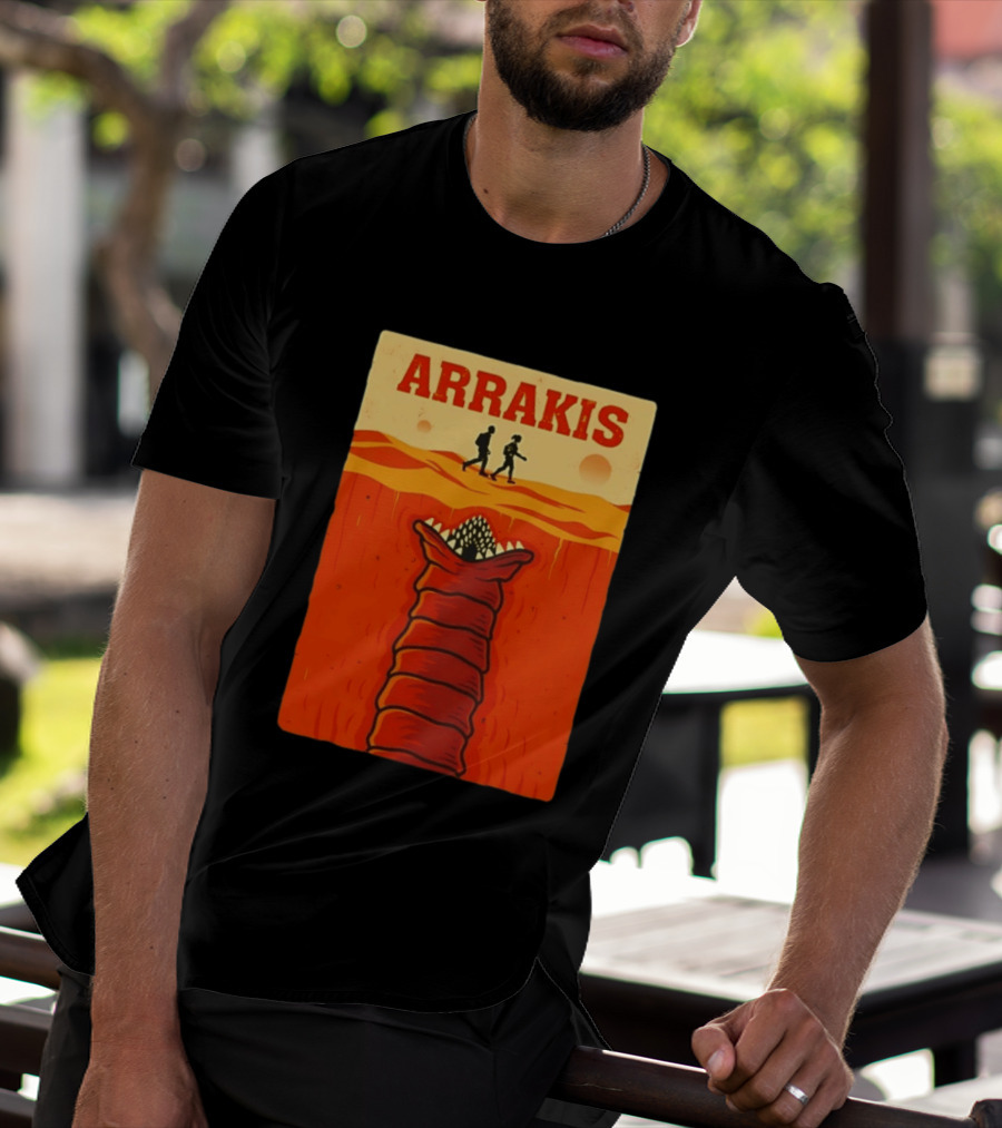 Arrakis Sandworm Apocalypse Movie Style Dune T-Shirt