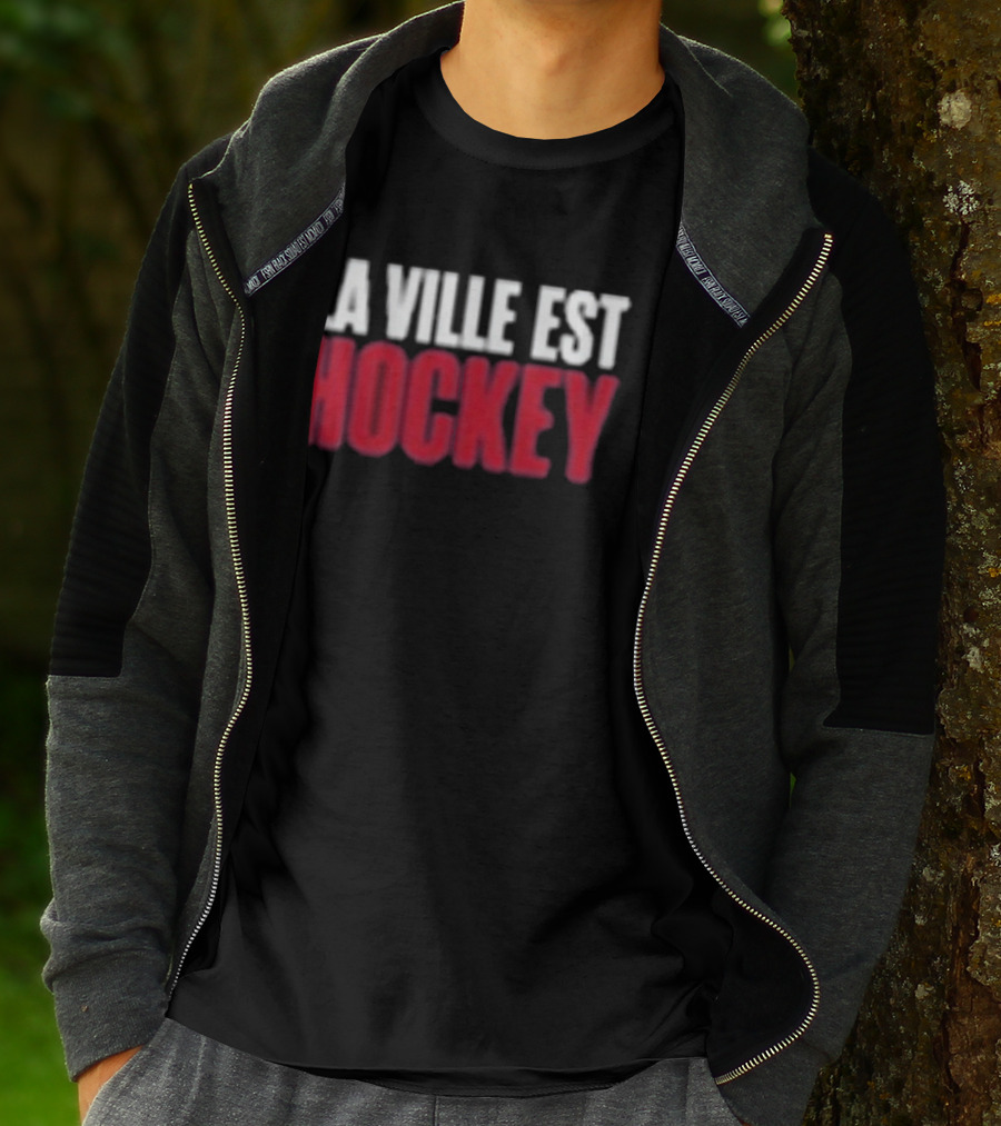 Montreal La Ville Est Hockey Enthusiast Gear T-Shirt