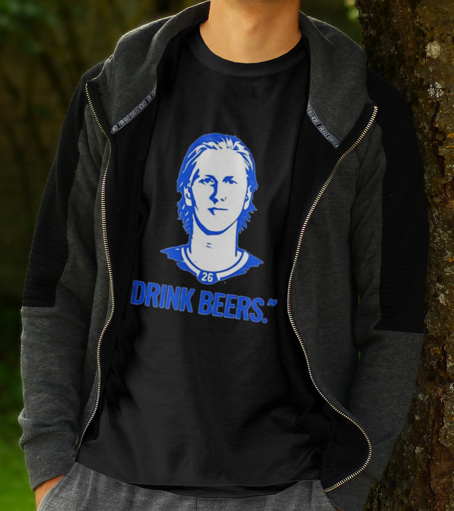 Sam Carrick Rasmus Dahlin Drink Beers Buffalo Sabres Hockey 26 T-Shirt