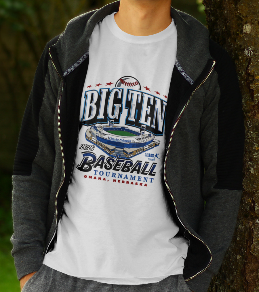 2026 Big Ten Baseball Tournament Omaha Nebraska T-Shirt