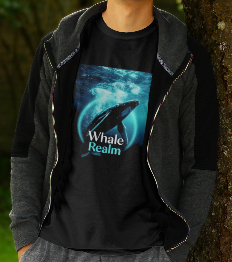 Whale Realm Cinematic Underwater Escape T-Shirt