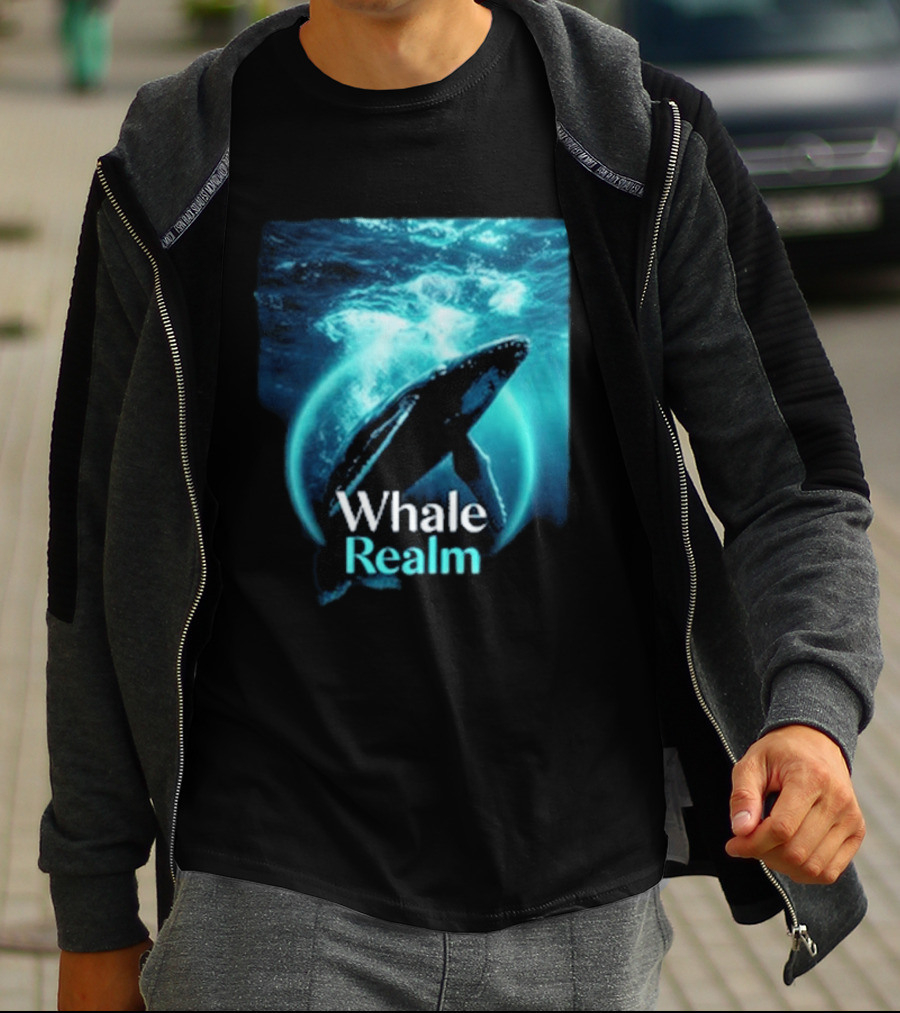 Whale Realm Cinematic Underwater Escape T-Shirt