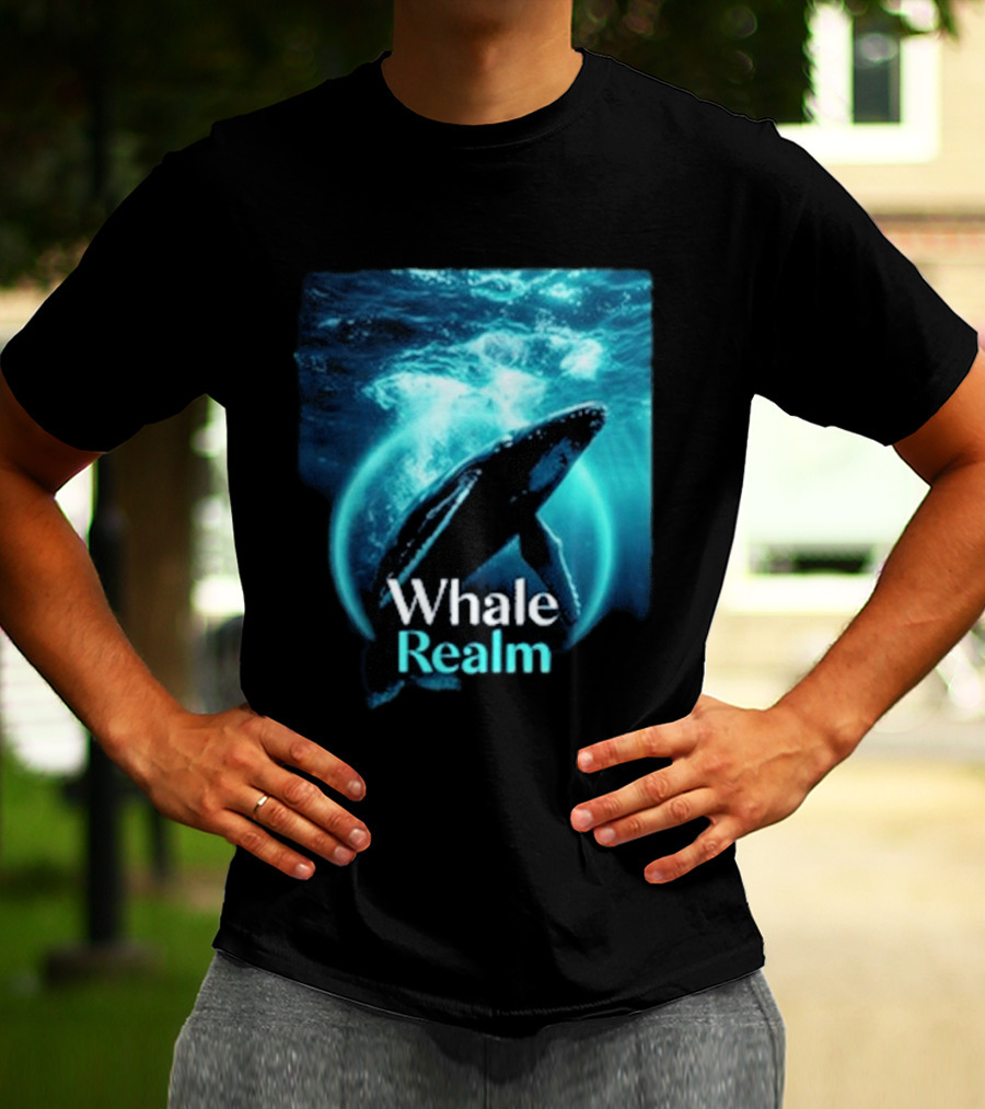 Whale Realm Cinematic Underwater Escape T-Shirt