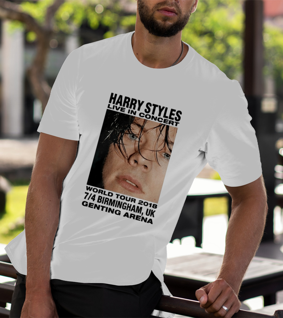 Harry Styles Live In Concert World Tour 2018 Birmingham UK Genting Arena T-Shirt