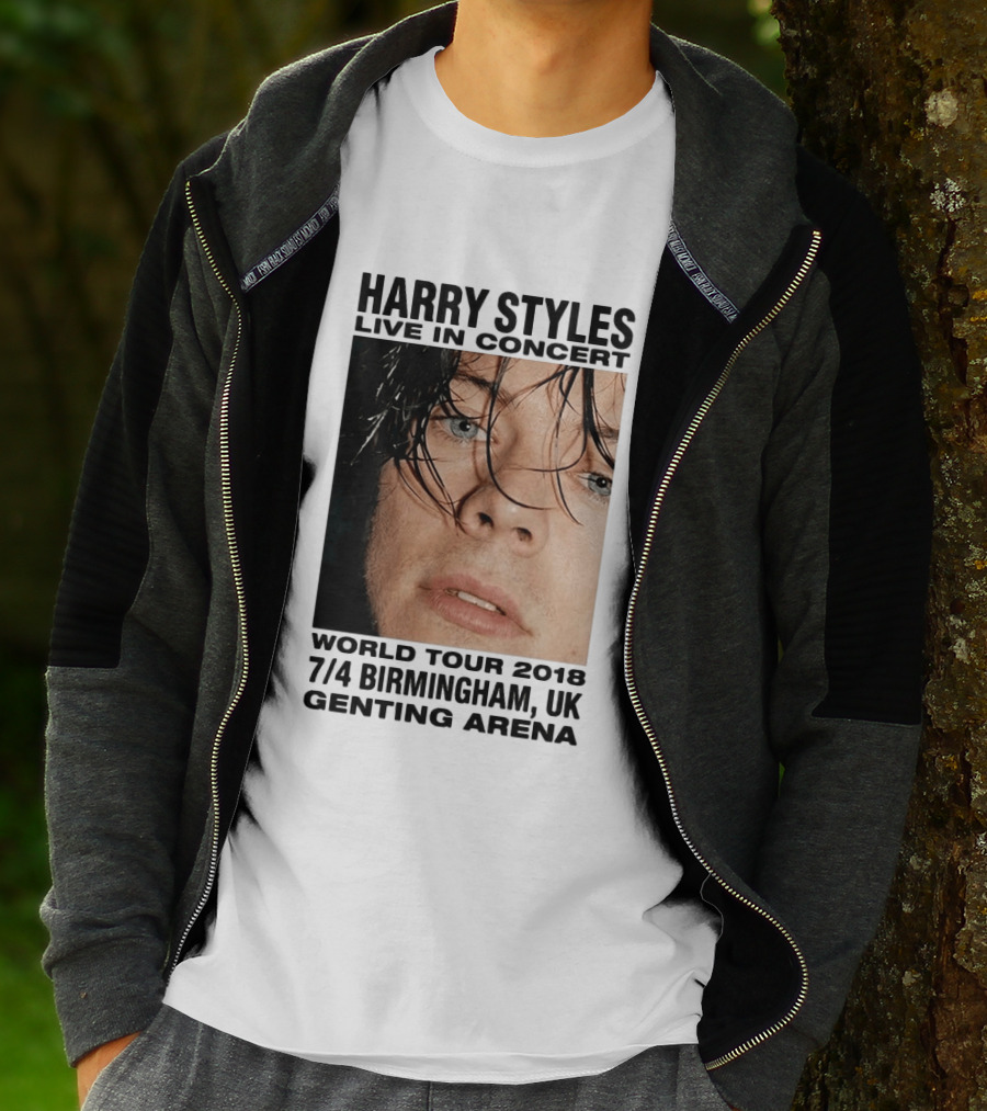 Harry Styles Live In Concert World Tour 2018 Birmingham UK Genting Arena T-Shirt