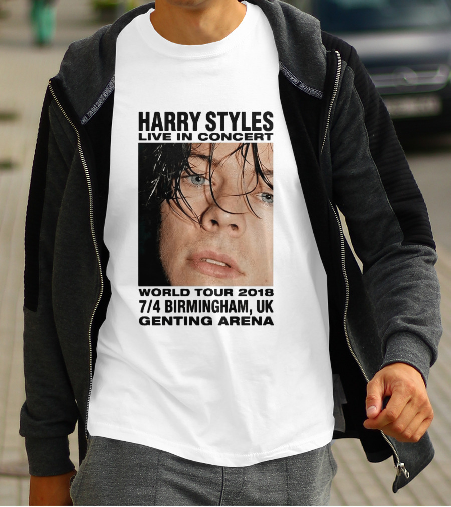 Harry Styles Live In Concert World Tour 2018 Birmingham UK Genting Arena T-Shirt