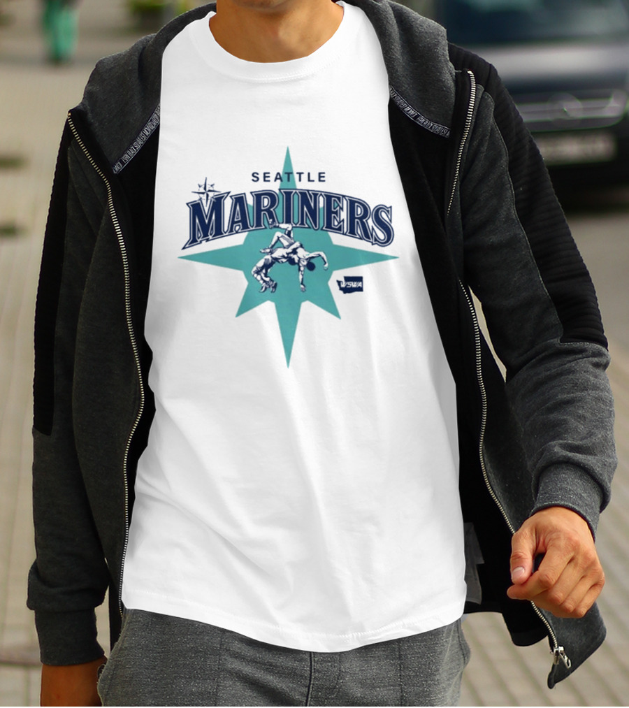 Seattle Mariners WA State Wrestling Association T-Shirt